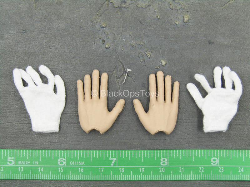 Load image into Gallery viewer, WWII - Japanese Imperial Army - Bendy Hand Set w/White Gloves
