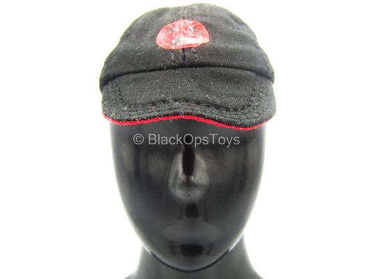 Black Tactical - Black & Red Hat