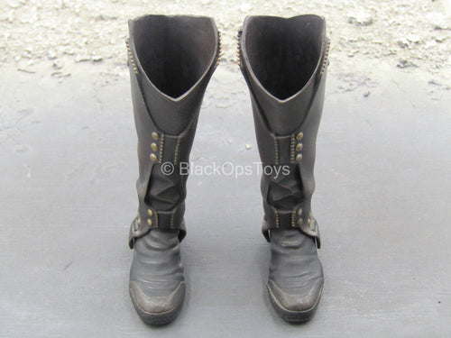 The Avengers - Loki - Black Knee-High Boots (Peg Type)