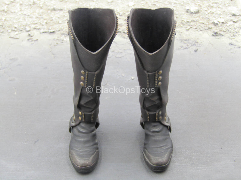 Load image into Gallery viewer, The Avengers - Loki - Black Knee-High Boots (Peg Type)
