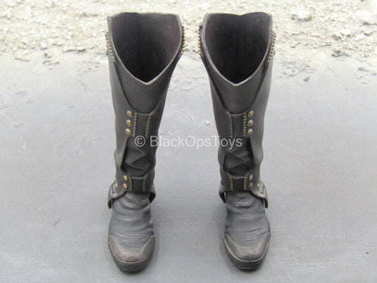 The Avengers - Loki - Black Knee-High Boots (Peg Type)