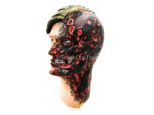 1/12 - Harvey Dent - Male Head Sculpt w/Explosion Damage