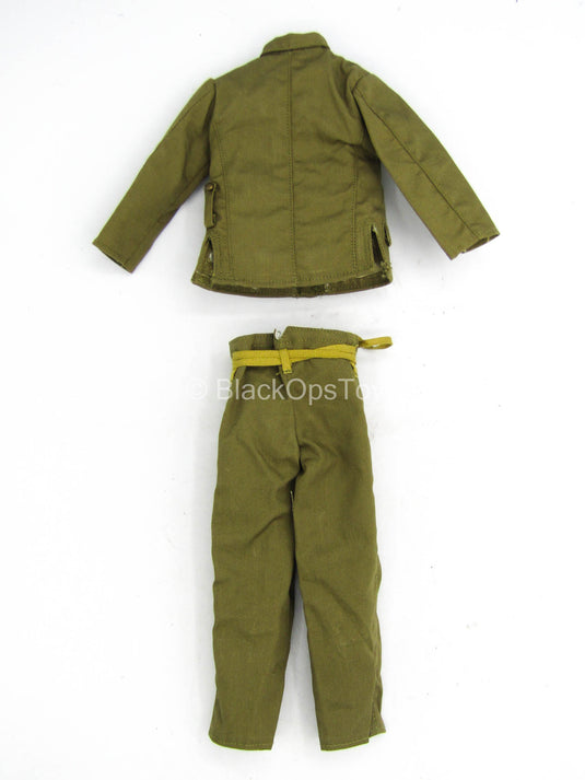 WWII - Japanese Imperial Army - Green Combat Military Uniform Set