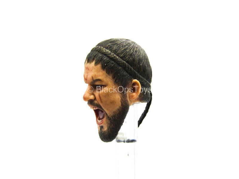 Load image into Gallery viewer, 1/12 - King Of Sparta - Male Yelling Head Sculpt

