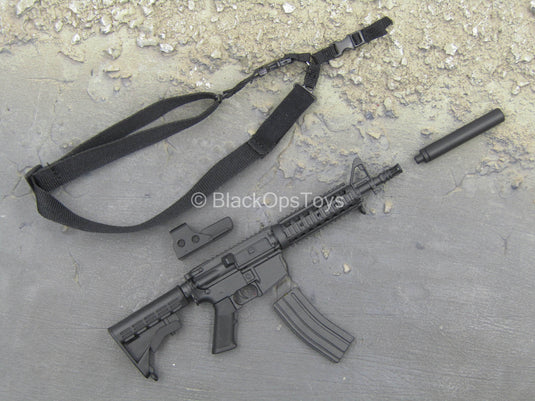 No Time To Spy Stalker - Black M4 Rifle w/Attachment Set *READ DESCR*