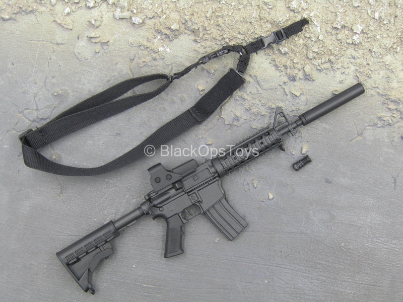 Load image into Gallery viewer, No Time To Spy Stalker - Black M4 Rifle w/Attachment Set *READ DESCR*
