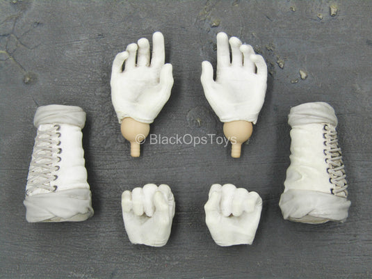 GI Joe Storm Shadow Camo Ver - White Gloved Hand Set w/Gauntlets