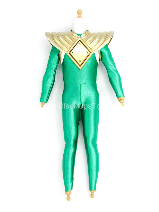 Power Rangers - Green Ranger - Male Body In Green Suit