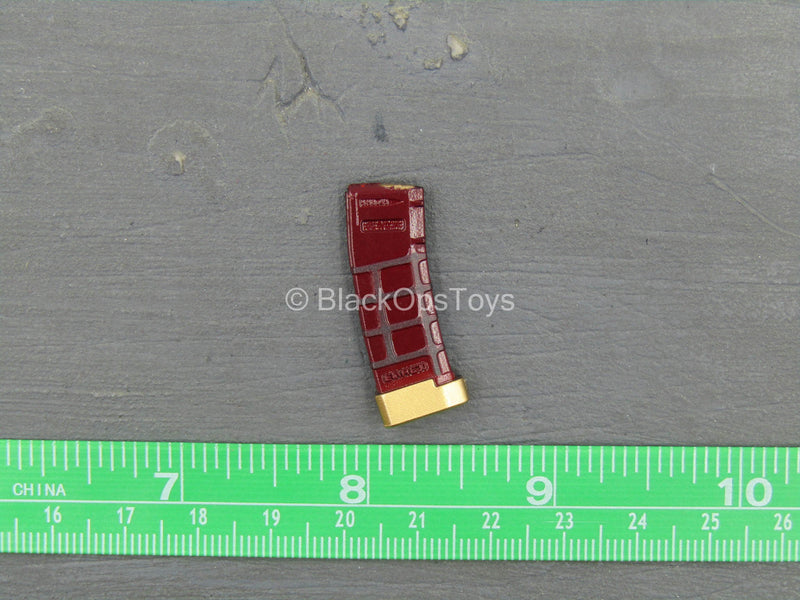 Load image into Gallery viewer, Dead Soldier - Gold &amp; Red 5.56MM Magazine
