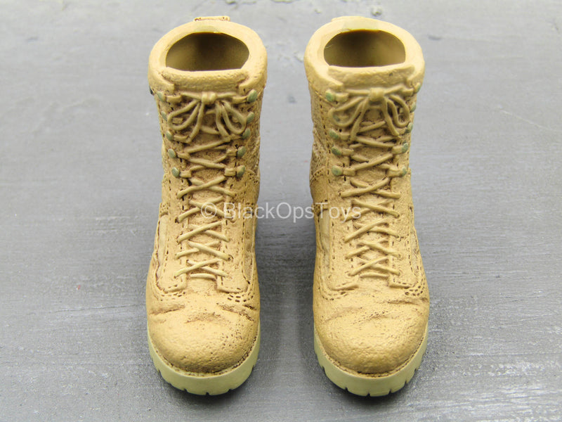 Load image into Gallery viewer, US Army Ranger USAF PJ - Brown Combat Boots (Foot Type)
