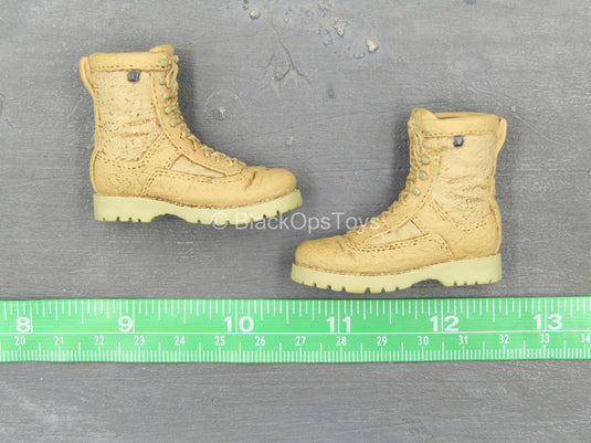 US Army Ranger USAF PJ - Brown Combat Boots (Foot Type)