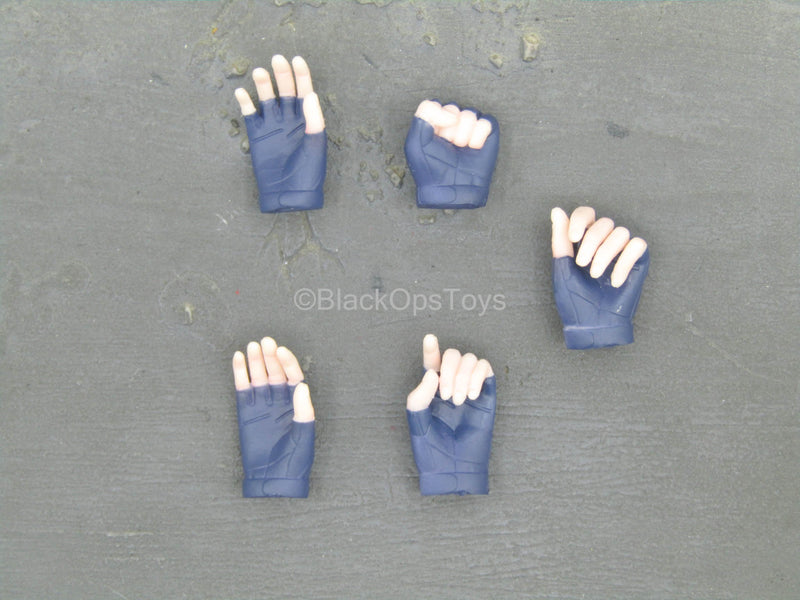 Load image into Gallery viewer, Serene Hound - Katherine - Blue Fingerless Gloved Hand Set (Type 1)

