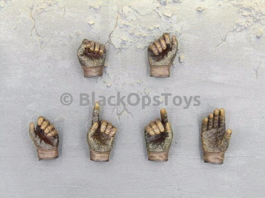 Star Wars The Force Awakens 1/6th scale Rey and BB-8 Female Gloved Hands x6