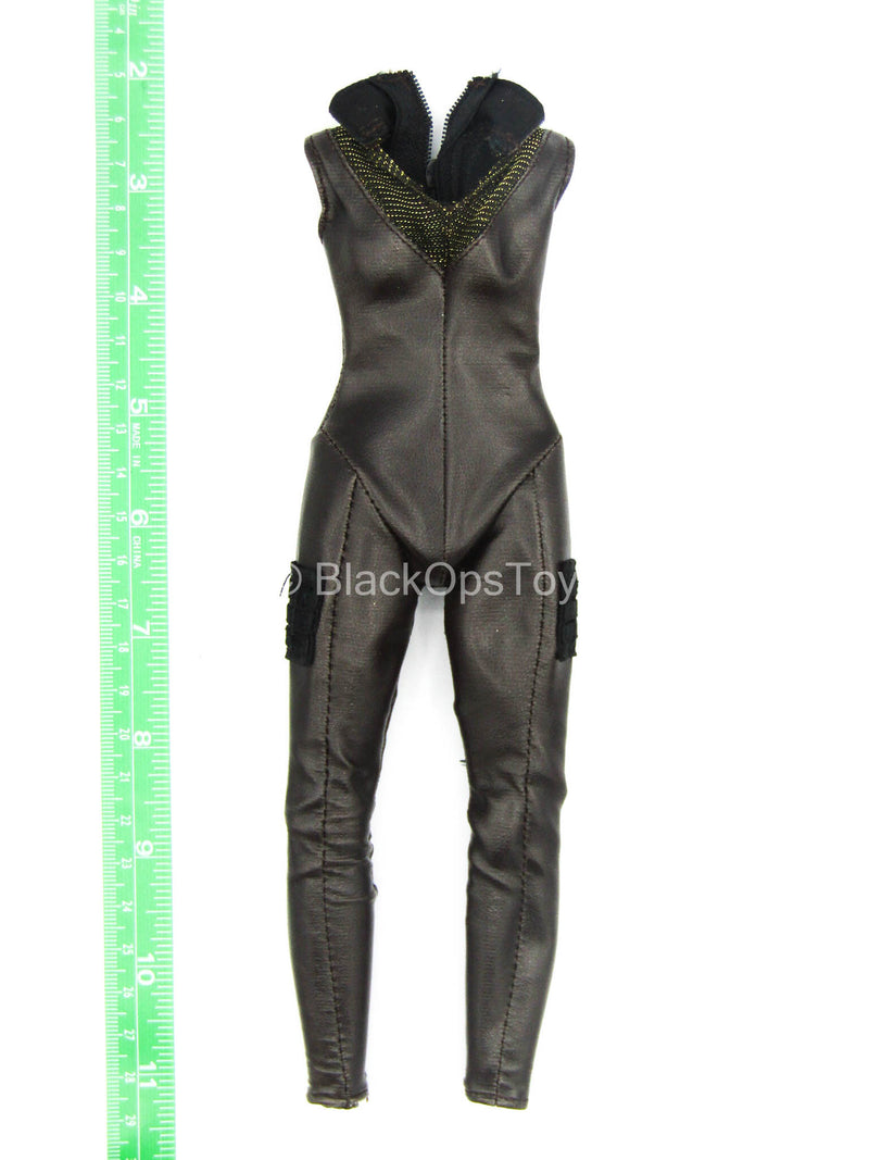 Load image into Gallery viewer, Bank Robber - Carol - Dark Brown Body Suit
