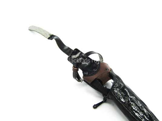 Eternal Empire Eagles Nest - Black Thigh High Boots (Peg Type)