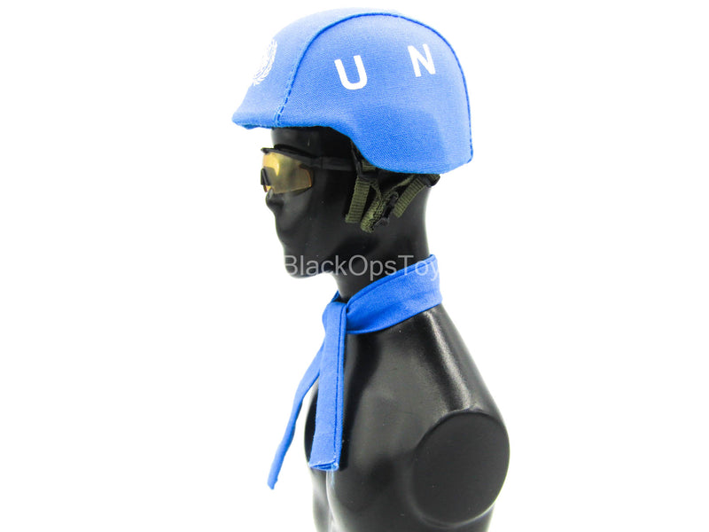 Load image into Gallery viewer, Female PLA Peacekeeper - Blue &quot;UN&quot; Helmet
