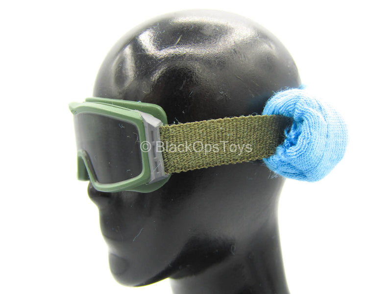Load image into Gallery viewer, Female PLA Peacekeeper - Green Goggles w/Blue Dust Cover
