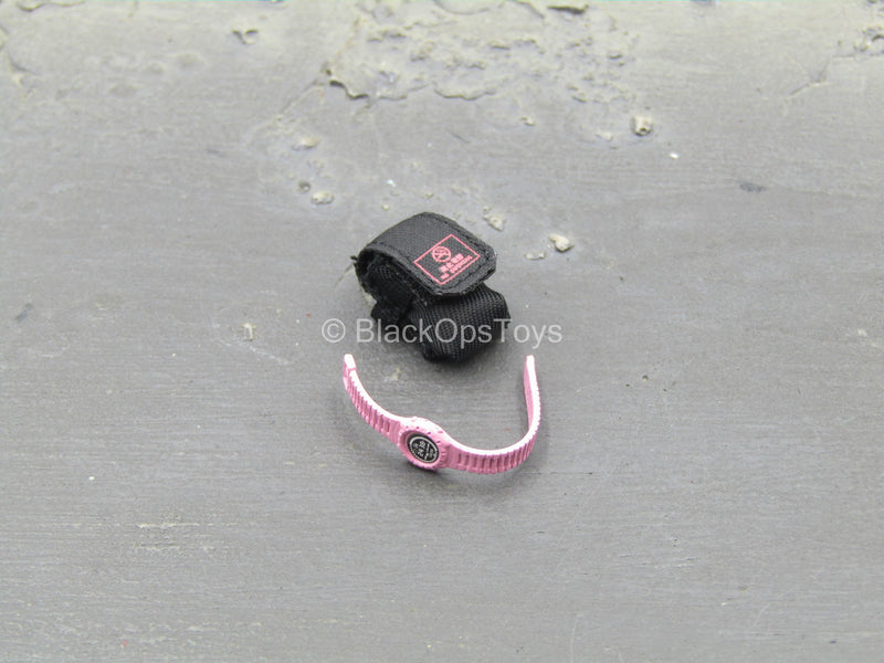 Load image into Gallery viewer, Shock Worker HanMeiMei - Pink Watch w/Black Pouch
