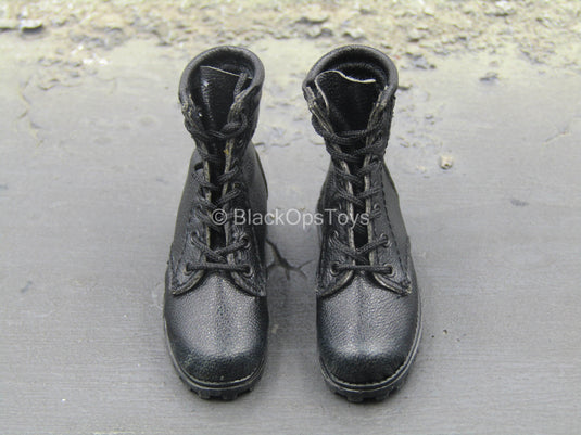 Russian Sniper - Black Leather Like Boots (Foot Type)