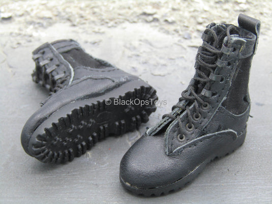 Riverine Ops Rifleman - Black Combat Boots (Foot Type)