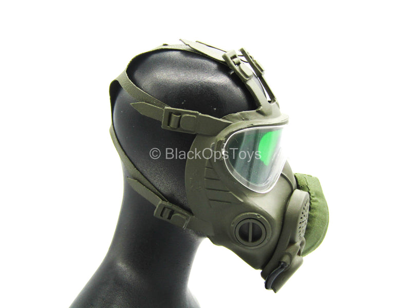 Load image into Gallery viewer, Russian Sniper - Green Gas Mask Set w/EMR Camo Pouch
