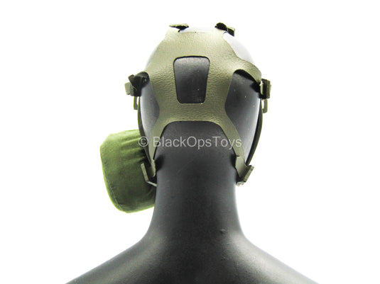 Russian Sniper - Green Gas Mask Set w/EMR Camo Pouch