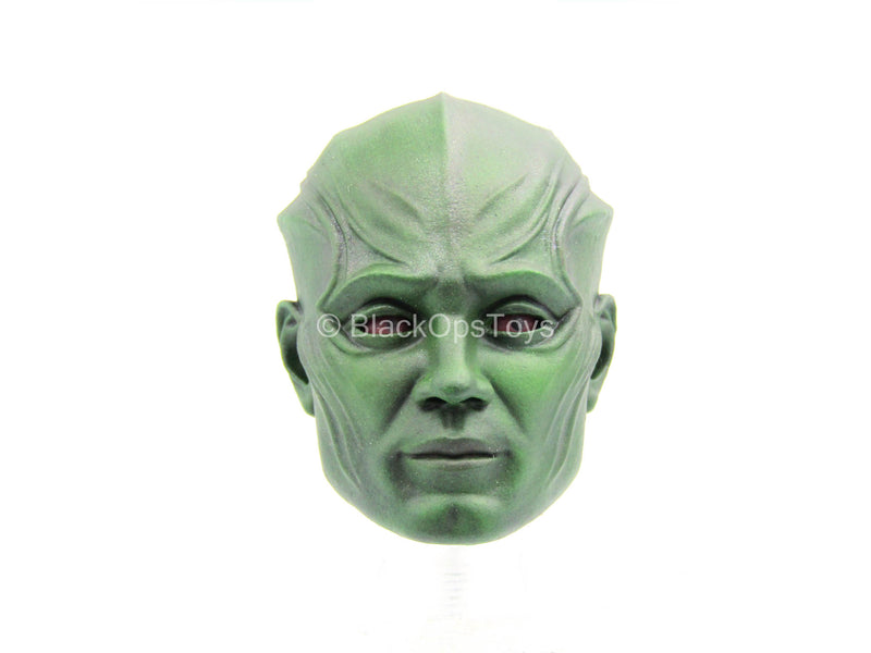 Load image into Gallery viewer, Mars Guardian - Green Light Up Male Head Sculpt
