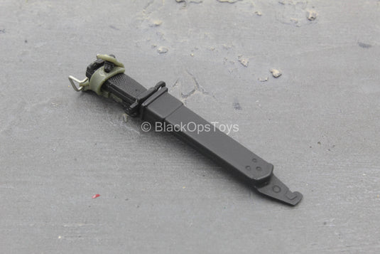 JGSDF Motorcycle Recon Woman - Black Combat Knife w/Sheath