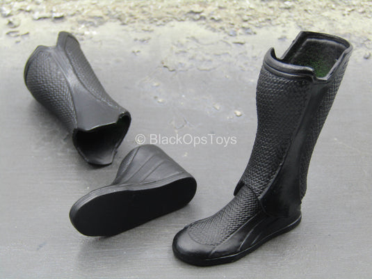 Mars Guardian - Black 2-Part Boots (Peg Type)