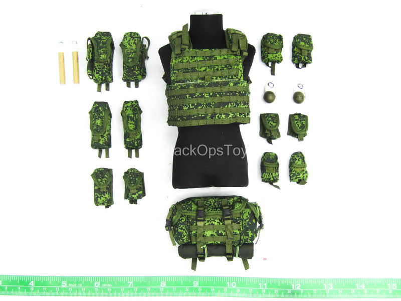Load image into Gallery viewer, Russian Sniper - EMR Camo Combat Vest w/Pouch Set
