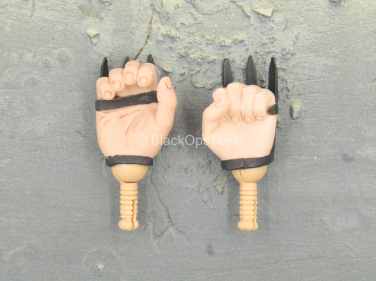 GI JOE - Cobra Ninja Viper - Spiked Gloved Hand Set (x2)
