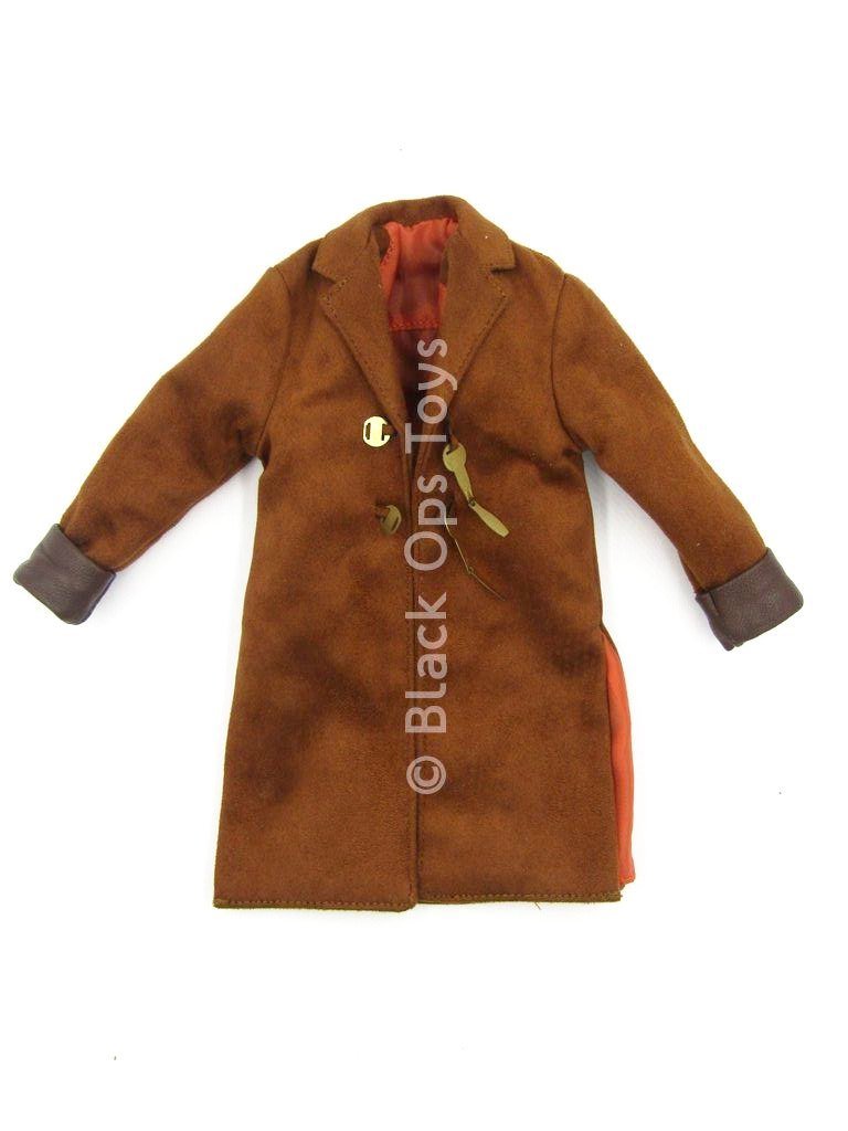 Load image into Gallery viewer, FIREFLY - Cap. Malcolm Reynolds - Brown Leather Like Coat
