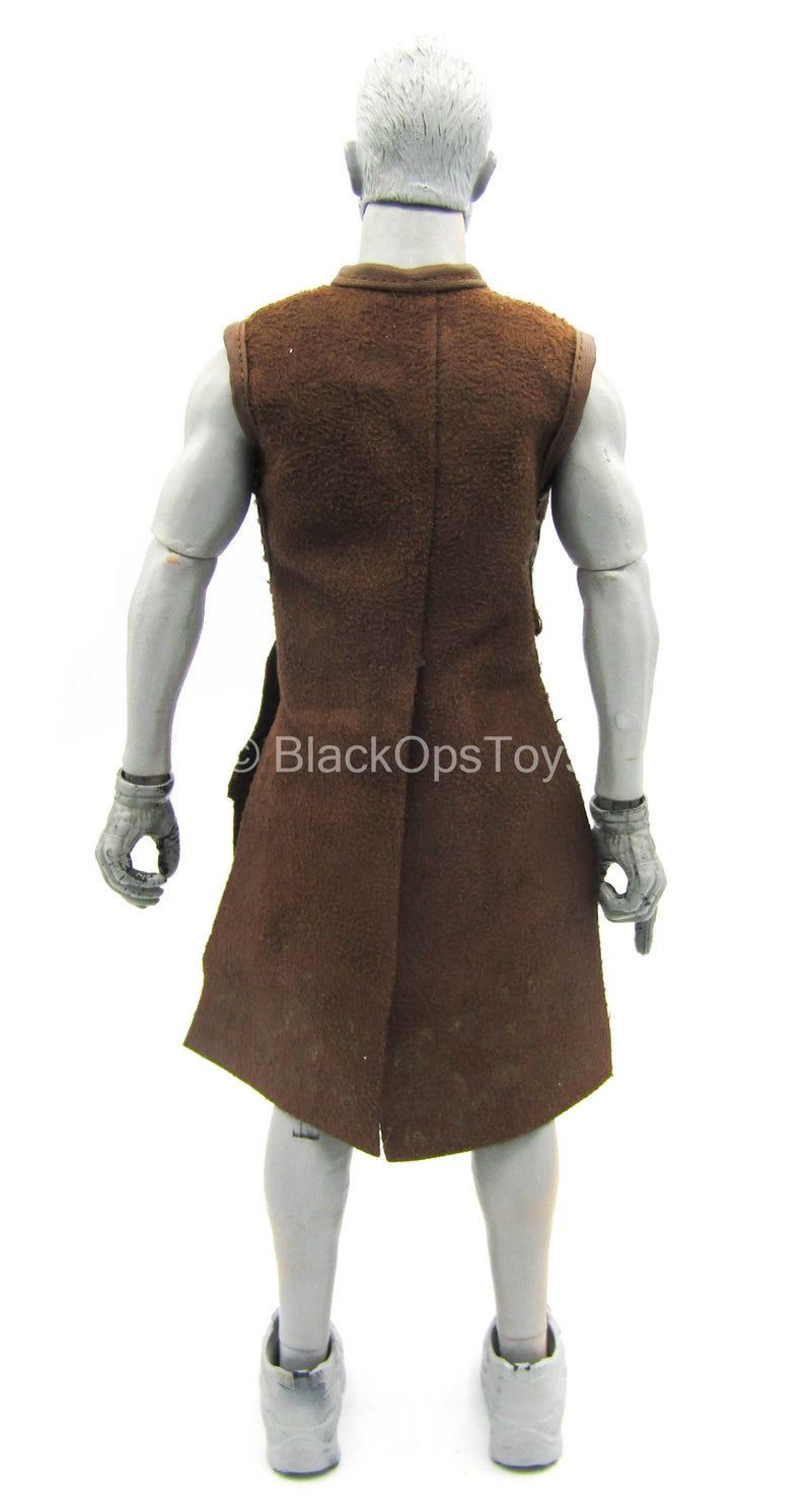 LOTR Aragorn Brown Sleeveless Jerkin BlackOpsToys