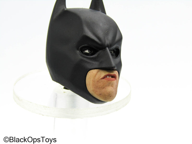 Load image into Gallery viewer, Custom Batman - Masked Head Sculpt w/Mouth Plates &amp; Moving Eyes
