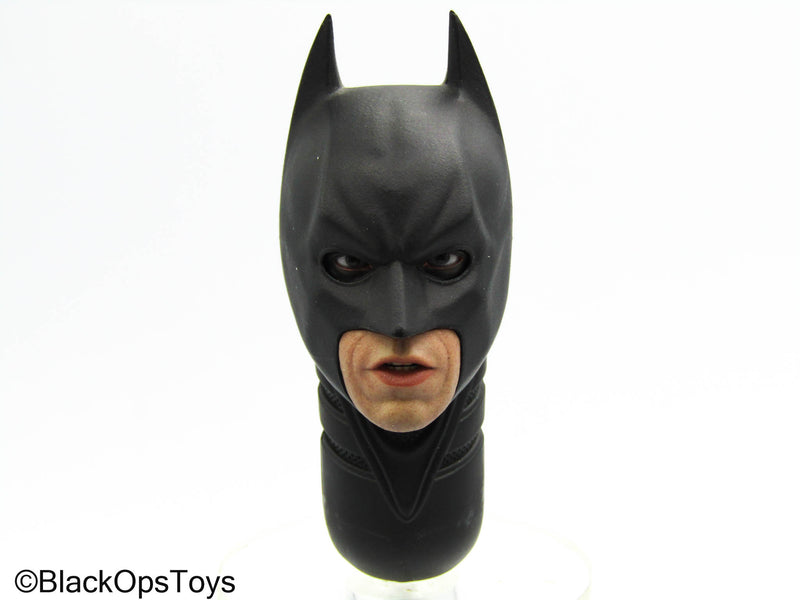 Load image into Gallery viewer, Custom Batman - Male Masked Head Sculpt w/Mouth Plates
