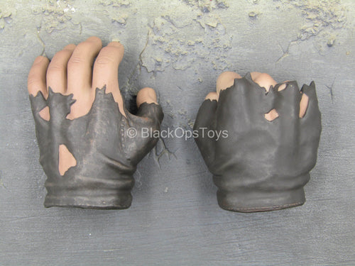 The Tank Juggernaut - Large Black Ripped Gloved Hands (Type 2)