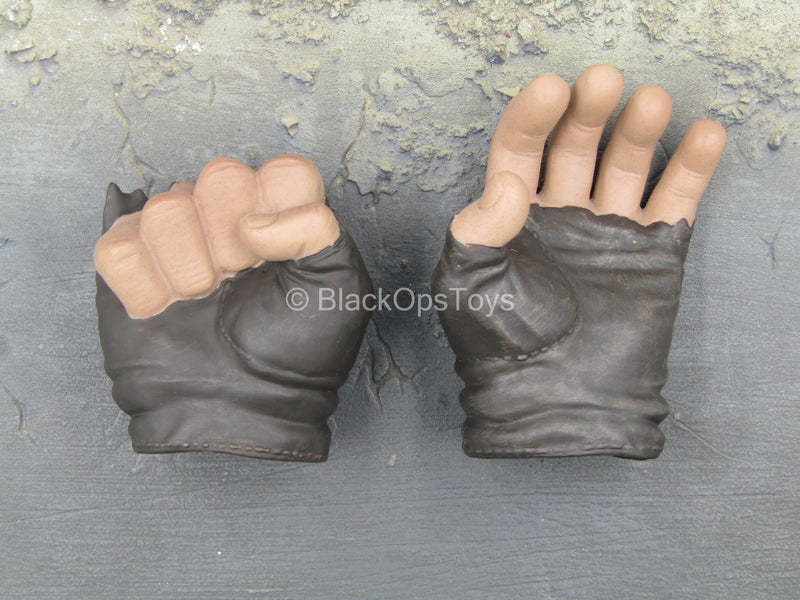 Load image into Gallery viewer, The Tank Juggernaut - Large Black Ripped Gloved Hands (Type 2)

