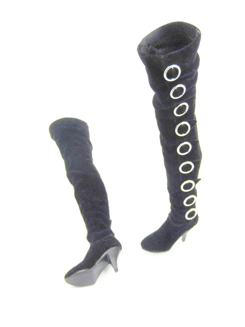 Load image into Gallery viewer, Female Hunter - Thigh High Fabric High Heel Boot Set (Peg Type)
