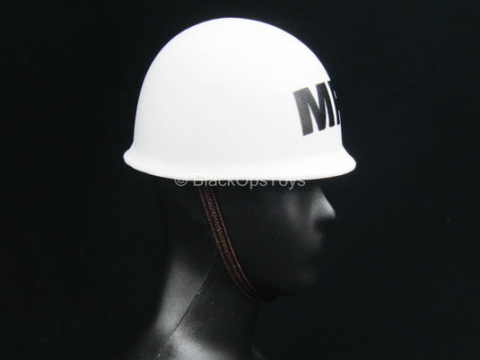 WWII - Military Police - White "MP" Helmet