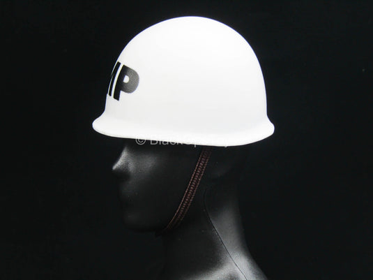 WWII - Military Police - White "MP" Helmet