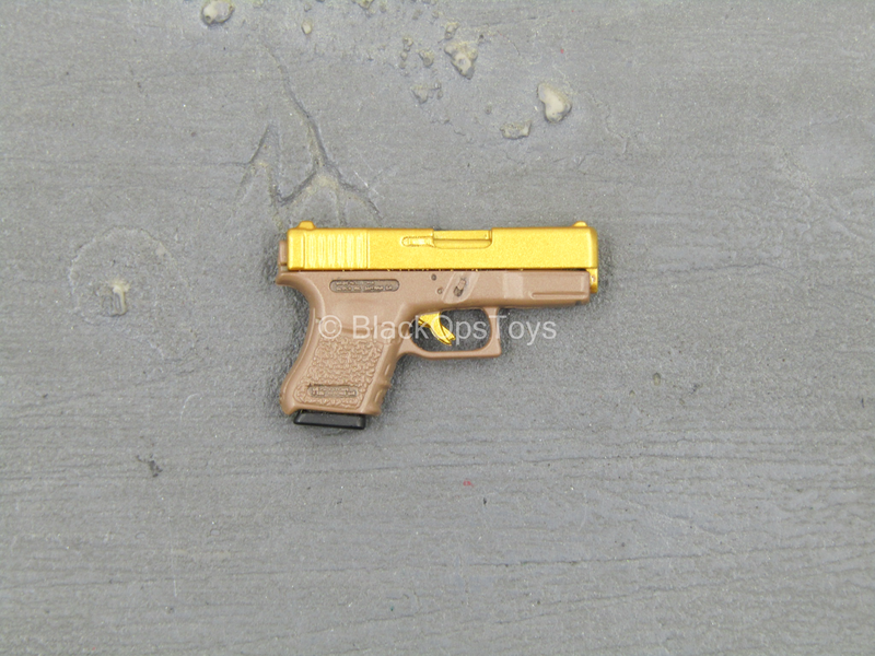 Load image into Gallery viewer, Club 3 - Peak Chen - Brown &amp; Gold Like Pistol
