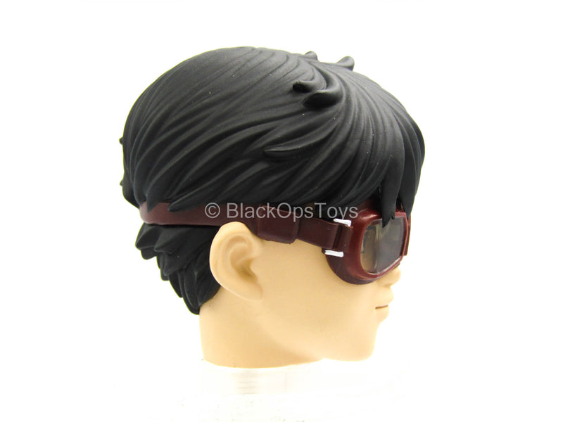 Load image into Gallery viewer, Akira - Shotaro Kaneda - Male Anime Head Sculpt w/Goggles
