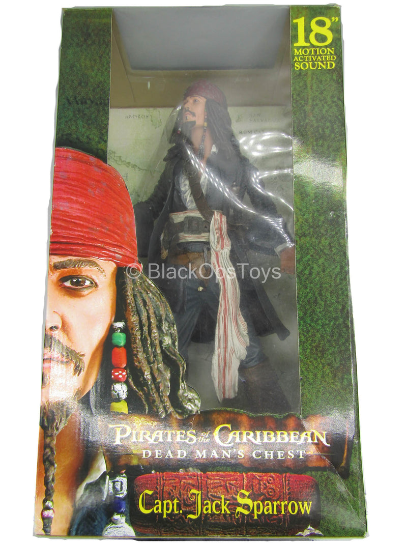 Load image into Gallery viewer, 1/4 - POTC - Dead Man&#39;s Chest - 18&quot; Capt. Jack Sparrow - MIOB (READ DESC)
