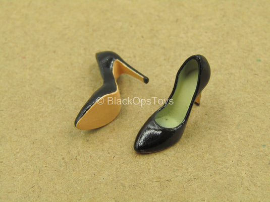 Nina Women 8 M Black Formal Heels Rhinestone Strappy Stiletto Shoe Leather  Soles | eBay