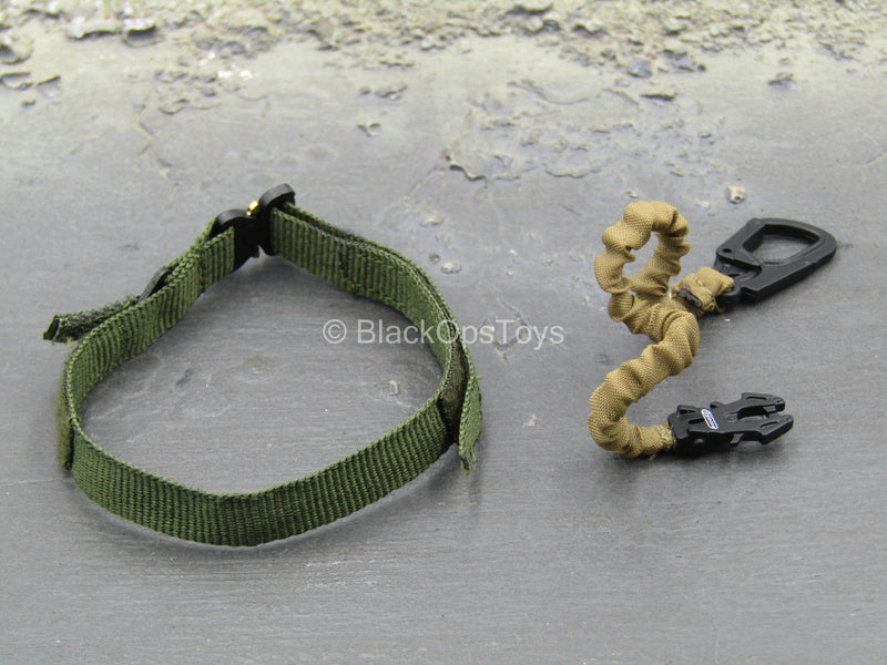 Load image into Gallery viewer, SMU Tier 1 Operator Part XII - Green Belt w/Tan Retention Lanyard
