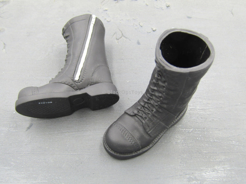 Load image into Gallery viewer, GHOSTBUSTERS Black Uniform Boots
