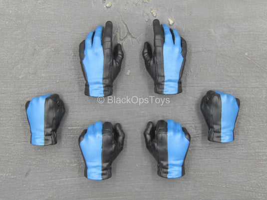 Night Vigilante - Black & Blue Gloved Hand Set