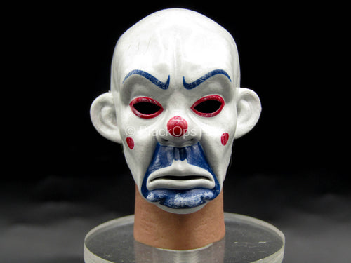 The Joker Bank Robber Ver. - Male Clown Masked Head Sculpt