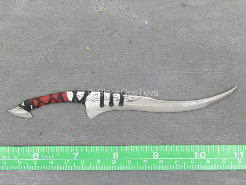 Load image into Gallery viewer, Avenger - Silver-Colored Falcata Sword
