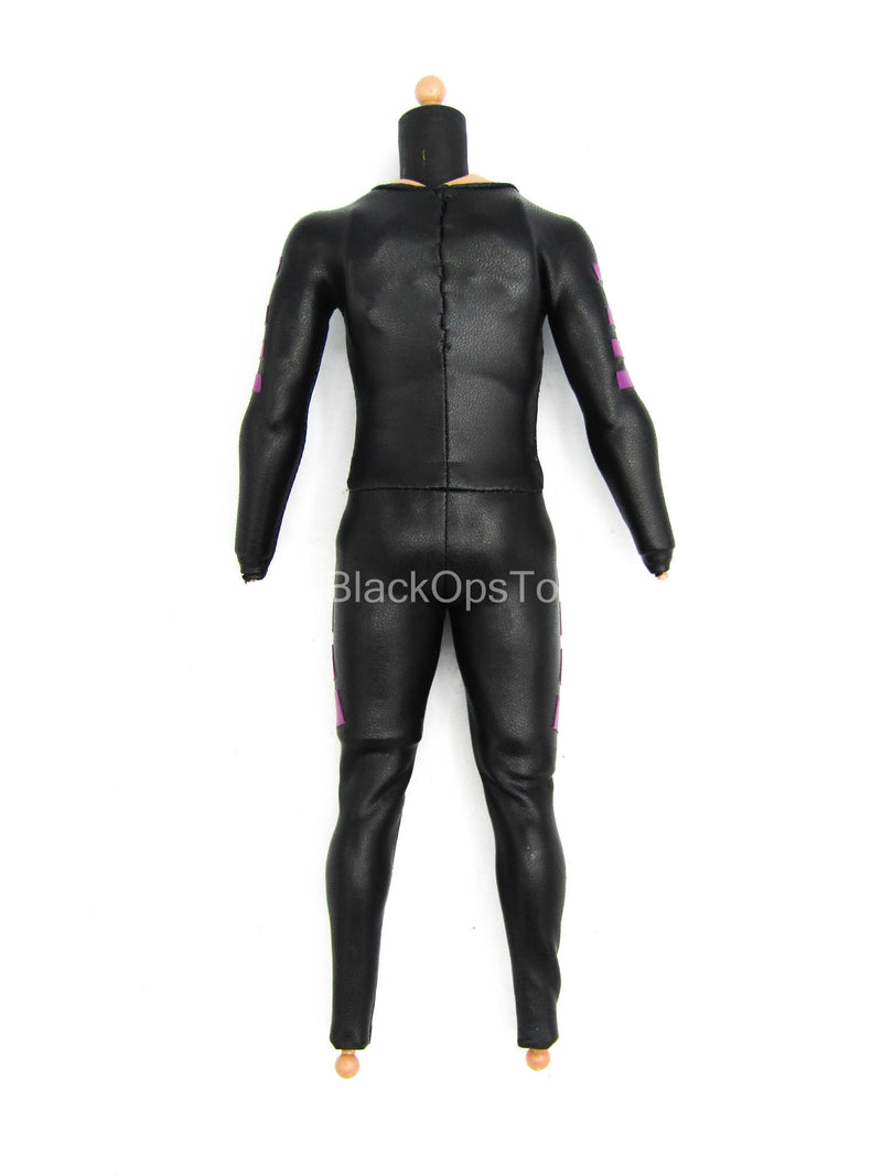 Load image into Gallery viewer, Cajun Card Dealer - Male Body w/Black &amp; Purple Body Suit
